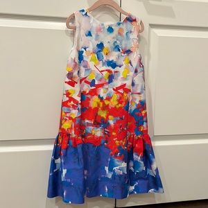 Milly Minis girls dress size 10 multi color